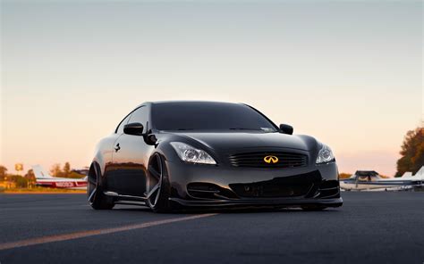 Black Infiniti coupe, Stance, Infiniti, G37, car HD wallpaper ...