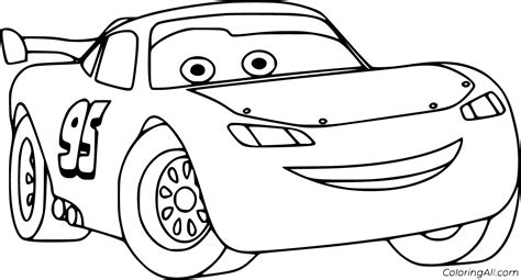 Lightning McQueen Coloring Pages (26 Free Printables) - ColoringAll