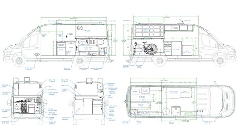 8 Photos Sprinter Van Rv Floor Plans And Description - Alqu Blog