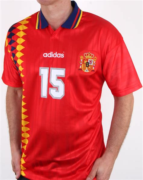 Adidas Originals Spain Jersey Red, Mens, Football, World Cup, 1994