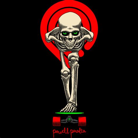 Powell Peralta Tucking Skeleton Sticker 20pk - Powell-Peralta®