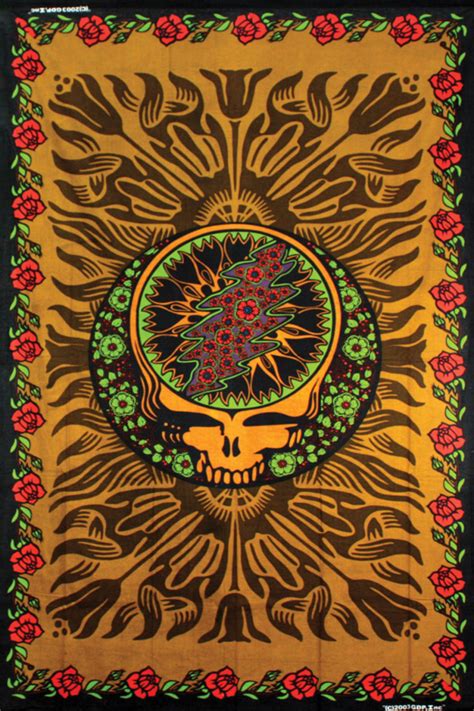 Grateful Dead SYF & Roses Tapestry 60x90