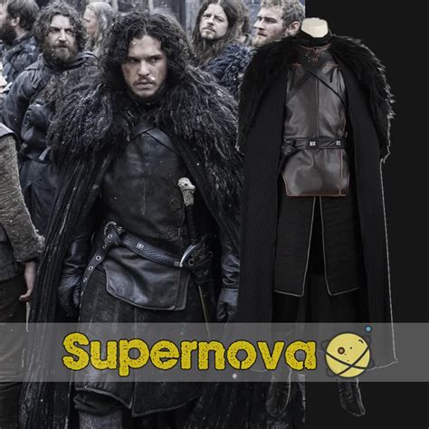 Aliexpress.com : Buy Game of Thrones Jon Snow Cosplay Costume Song of ...