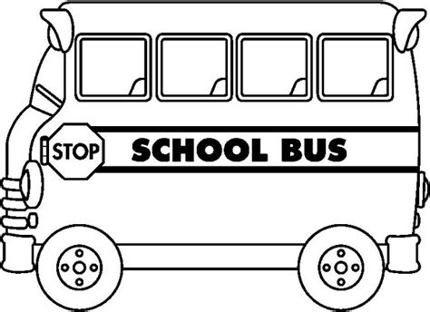 School Bus Outline | Free download on ClipArtMag