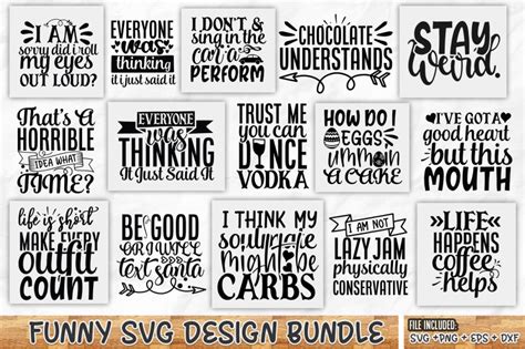 Funny Svg Bundle,Funny Quotes Svg,Sayings Svg,Svg files for cricut By ...