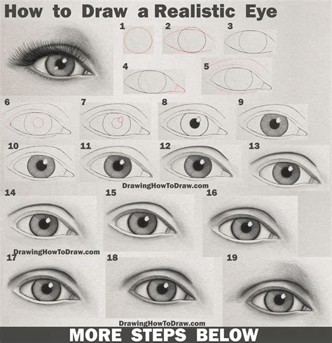 How To Draw Eyes Easy Eye Drawing Eye Drawing Tutorials Eye Drawing ...