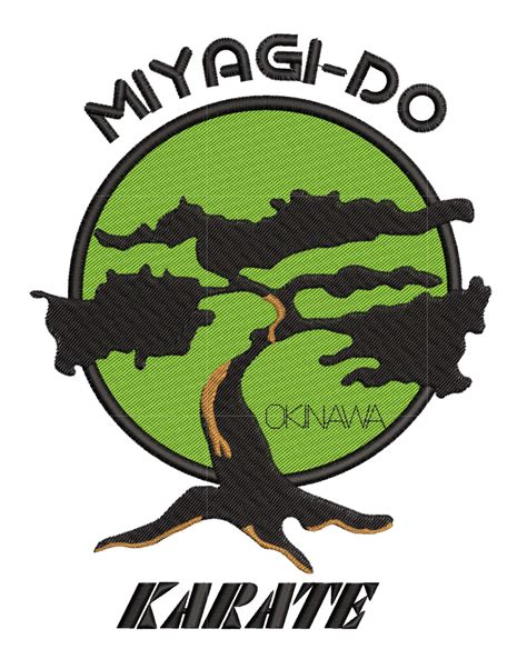 Embroidery Pattern Miyagi Do Karate Logo - A.G.E Store | patterns