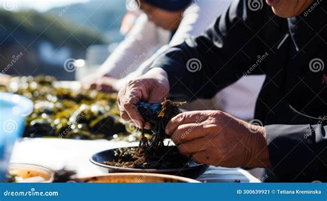 Seaweed-based Products Being Prepared for Market, Showcasing the End-to ...