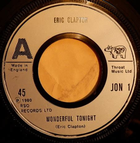 Eric Clapton - Wonderful Tonight | Releases | Discogs