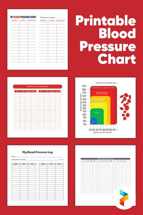 10 Best Printable Blood Pressure Chart - printablee.com