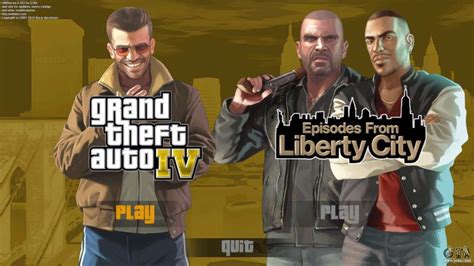 GTA IV Menu Screen Mod for GTA 4