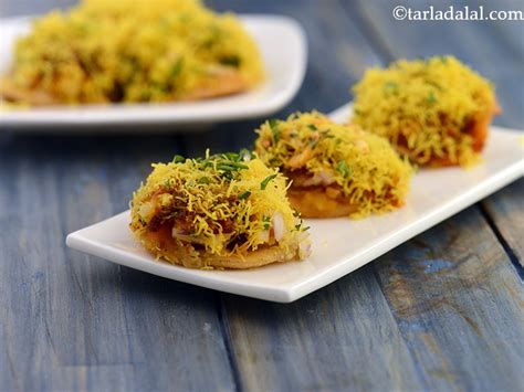 sev puri recipe | sev poori chaat | mumbai sev puri