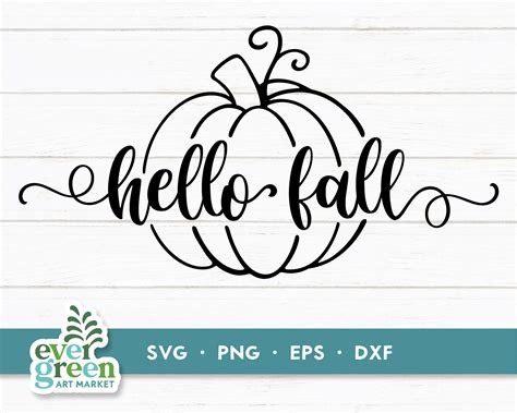 Fall SVG #3 Pumpkin Svg Hello Fall Svg Autumn Svg | ubicaciondepersonas ...