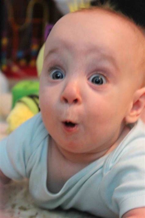 Surprised Baby Face | Meme Generator