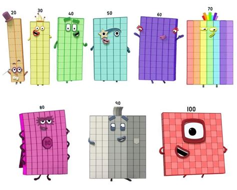 Magnetic Numberblocks Set, 0 1,000,000, Waterproof, Dry Erase Safe ...