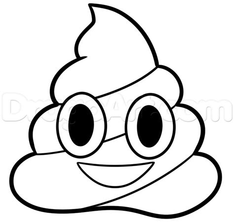 Poop Emoji Coloring Pages - Coloring Cool