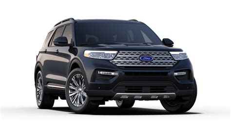 2022 Ford Explorer Limited Agate Black, 2.3L EcoBoost I-4 Engine with ...