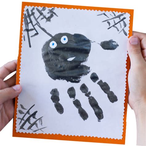 Handprint Spider Craft