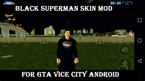 Black Superman Skin Mod For GTA Vice City Android v1 - GTA: Vice City