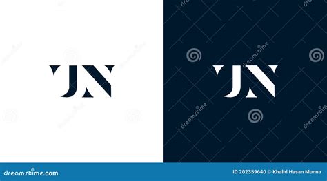 Abstract Letter UN Logo Vector Illustration | CartoonDealer.com #202359640