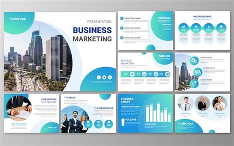 Business Presentation Template Powerpoint - Free Vectors & PSDs to Download