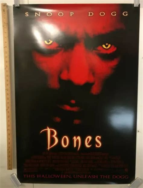 BONES ORIGINAL MOVIE Theater Promo Poster Snoop Dogg One Sheet 27x40 ...