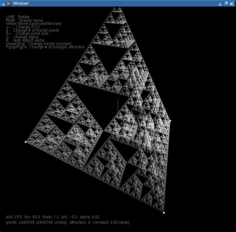 3D Sierpinski Fractal Generator 1.0 Free Download, Linux | IceWalkers