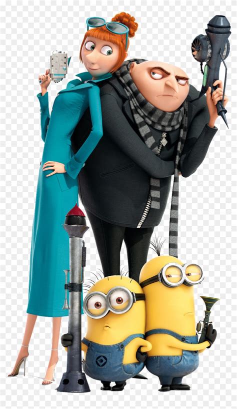 Minions Despicable Me 2 Gru And Lucy 125471 - Minions Gru And Lucy, HD ...