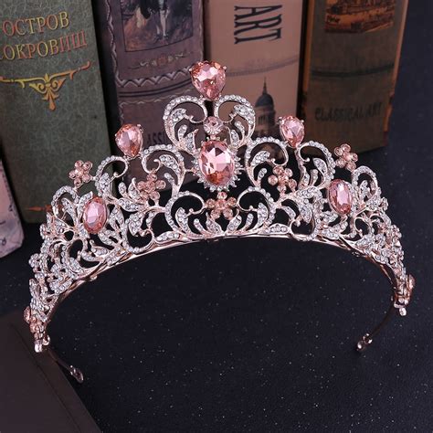 Buy Pink Crown | Princess Pink Tiara | Majestic Crowns