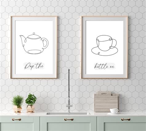 Kitchen Prints Kitchen Wall Art SET OF 2 Kitchen Prints - Etsy UK