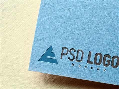 Free Logo Mockup PSD by MockupTree on Dribbble