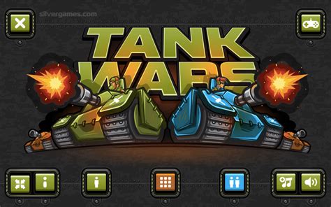 2 Player Tank Wars - Graj Online na SilverGames 🕹️