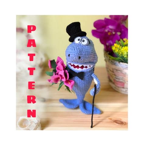 Crochet Pattern / Shark / PDF / ENGLISH / Stuffeed Toy / - Etsy