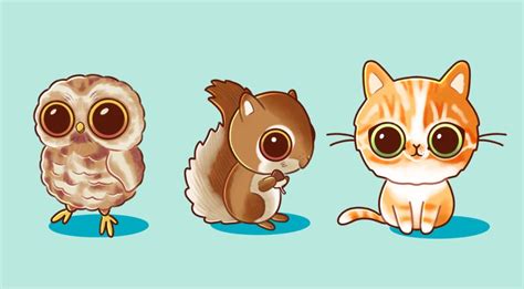 Cute Animals To Draw Step By Step