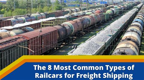 The 8 Most Common Types of Rail Cars for Freight Shipping | Florida Rail