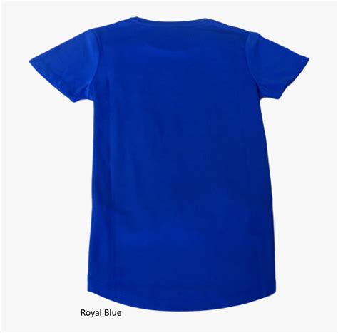 Plain Royal Blue Back T Shirt, HD Png Download - kindpng