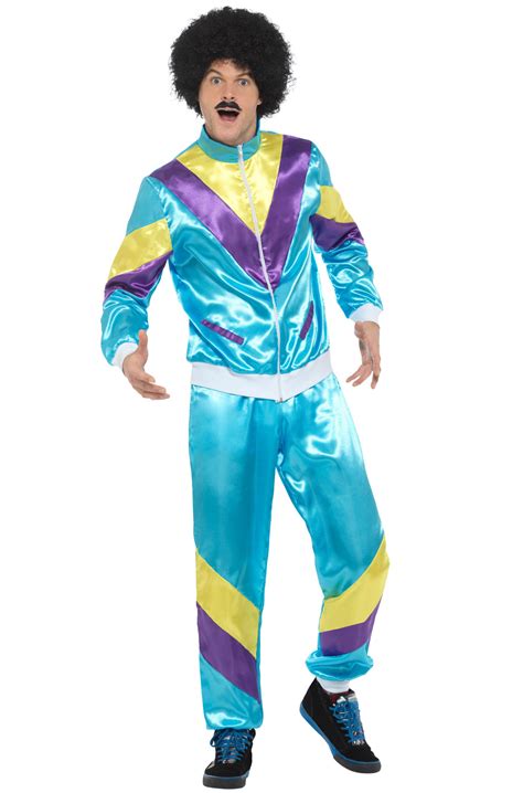 80s Fashion Male Shell Suit Adult Costume - PureCostumes.com