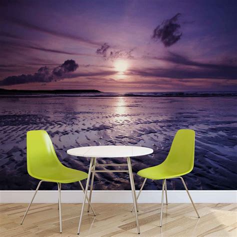 Beach Sunset Wall Paper Mural | Buy at EuroPosters