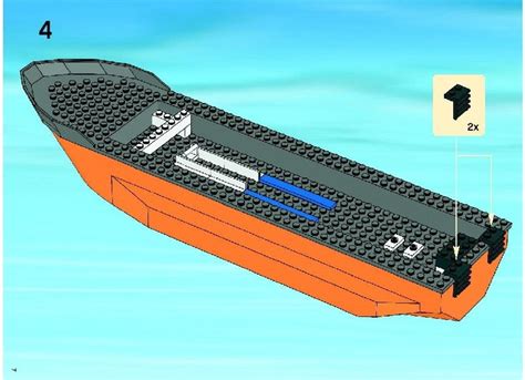 Coast guard boat Old LEGO® Instructions | letsbuilditagain.com | Lego ...