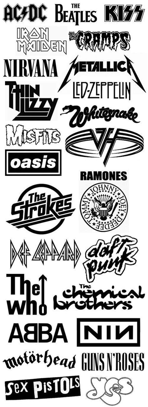 Rock Posters, Band Posters, Hard Rock, Rock Band Logos, Metal Band ...