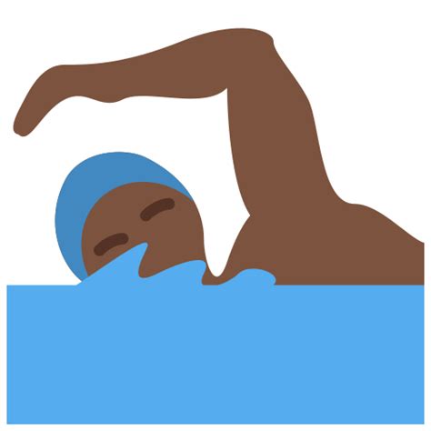 🏊🏿 Person Swimming Emoji with Dark Skin Tone Meaning and Pictures