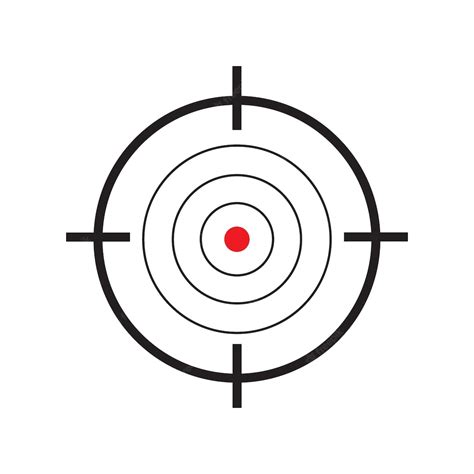 Premium Vector | Gun target icon vector design