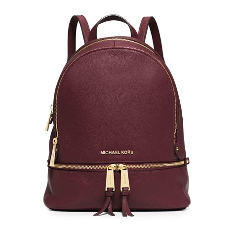 Michael Kors | Purple Rhea Small Leather Backpack | Lyst