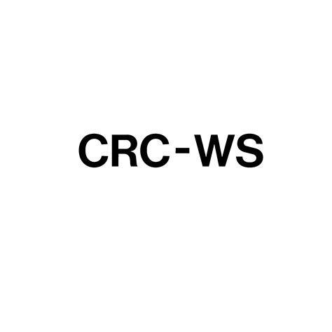 CRC WS Logo PNG Transparent & SVG Vector - Freebie Supply