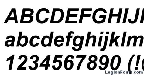 Arial Bold Italic Font Download Free / LegionFonts