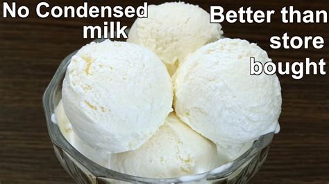 No Condensed Milk Vanilla Ice Cream Recipe | Easy Homemade Ice Cream ...