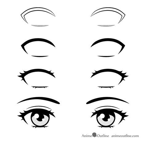 Eyelashes Drawing Step By Step at Drawing Tutorials