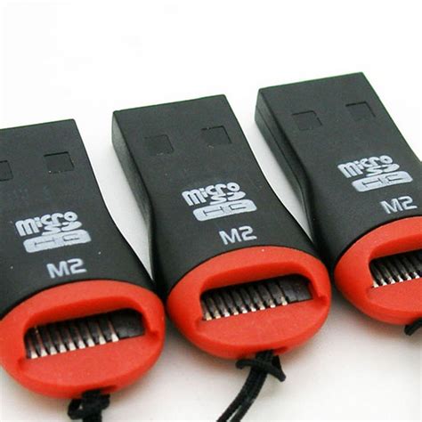 3 x USB 2.0 Micro SD Card Adapter Reader Writer SDHC MMC Micro Sd 2528c ...