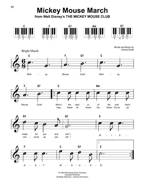 Mickey Mouse March | Sheet Music Direct