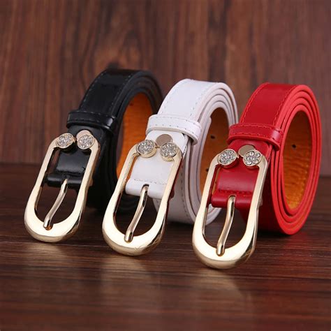 Female women belt brand luxury designer belts women's high qualtiy ...